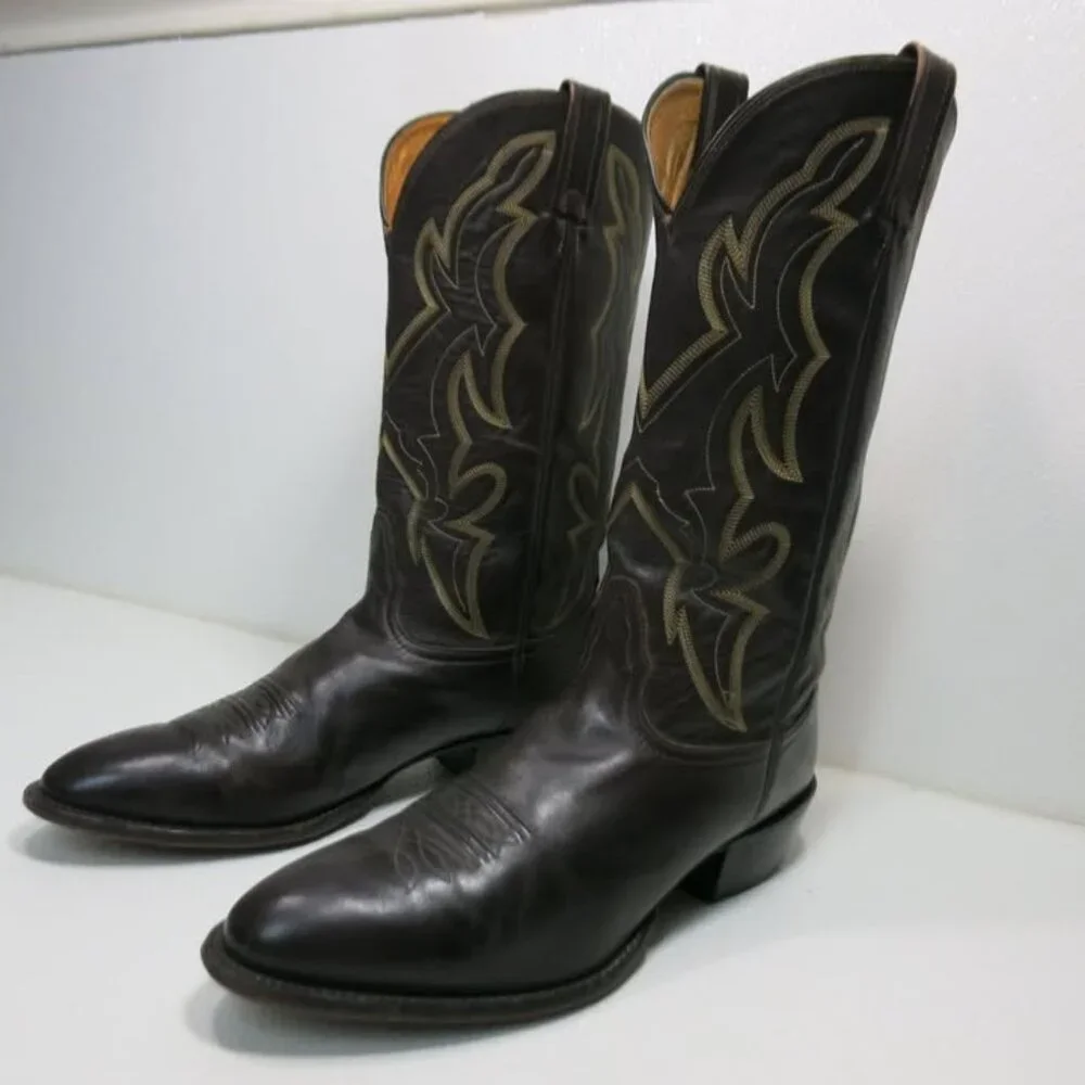 Nocona Boots Kicker Western Leather Cowboy Footwear Men's Shoes 11 D